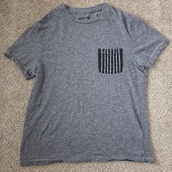 True Religion Other - True Religion Super T Pocket Tee‎ Large Contrast Stitching Short Sleeve